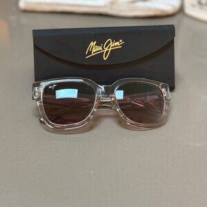 Maui Jim Siren Song RS801-05B Crystal with Hint of Pink Polarized Sunglasses